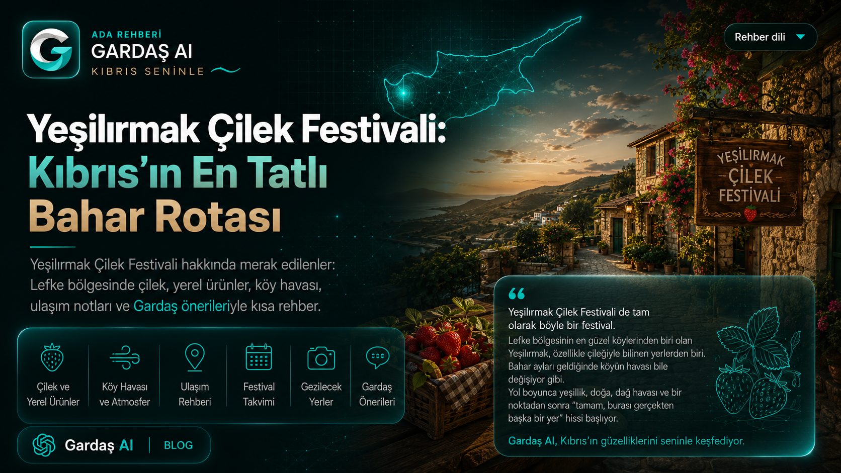 Yeşilırmak Çilek Festivali: Kıbrıs’ın En Tatlı Bahar Rotası